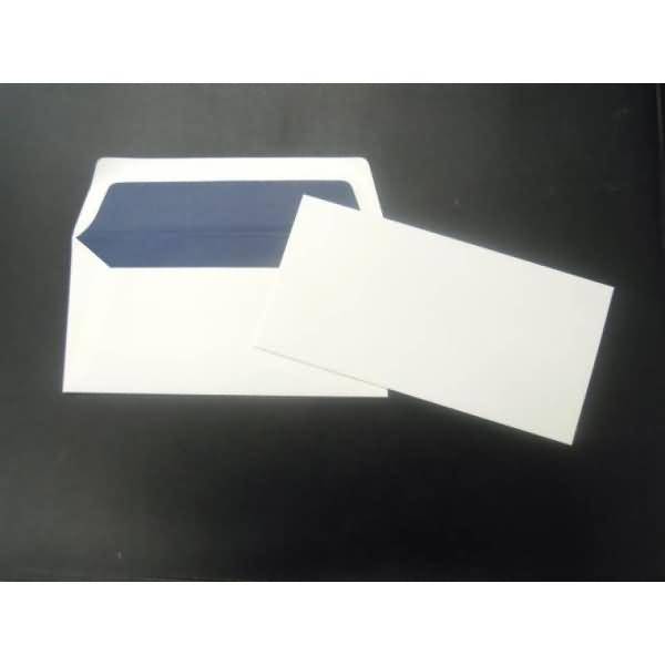 Briefumschläge DINlang 110g/qm gummiert VE=100 Stück weiß