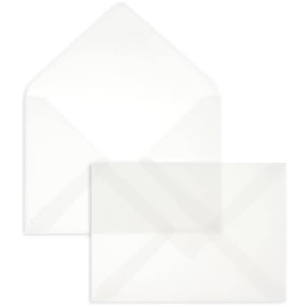 Briefumschläge Offset transparent C5 90g/qm NK VE=100 Stück weiß