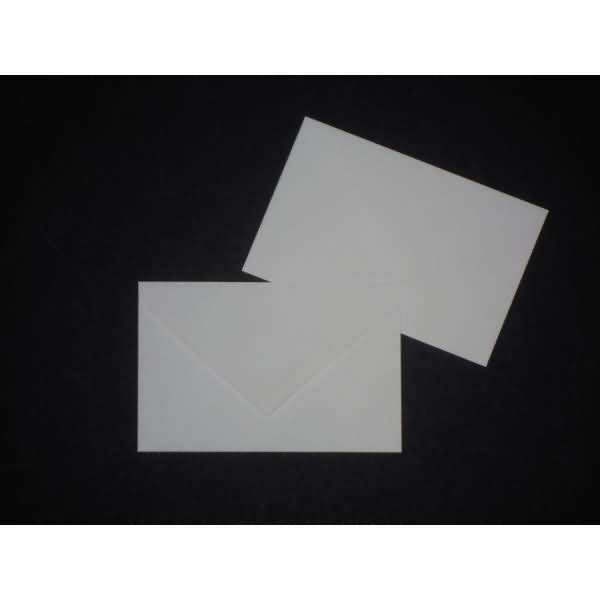 Briefumschläge 90x140mm 80g/qm gummiert VE=100 Stück weiß