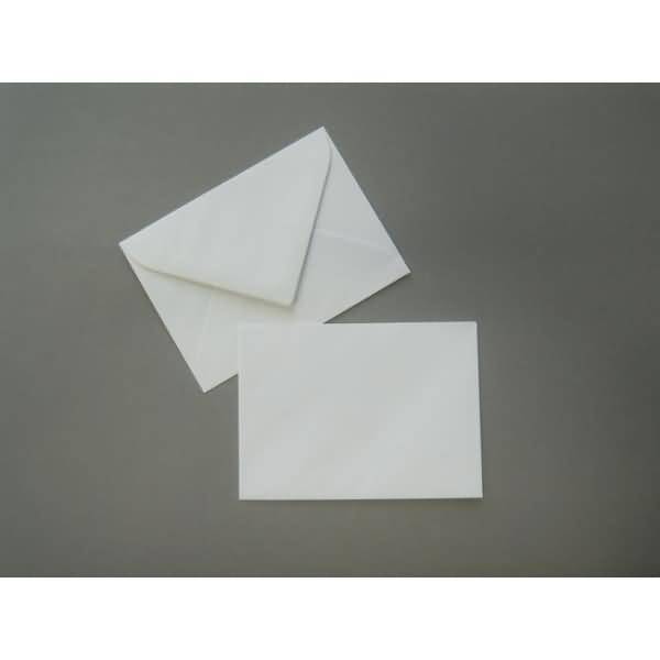 Briefumschläge 81x112mm 80g/qm gummiert VE=100 Stück weiß