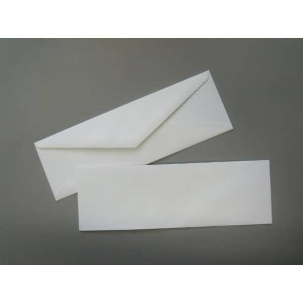 Briefumschläge 75x231mm 90g/qm gummiert VE=100 Stück weiß
