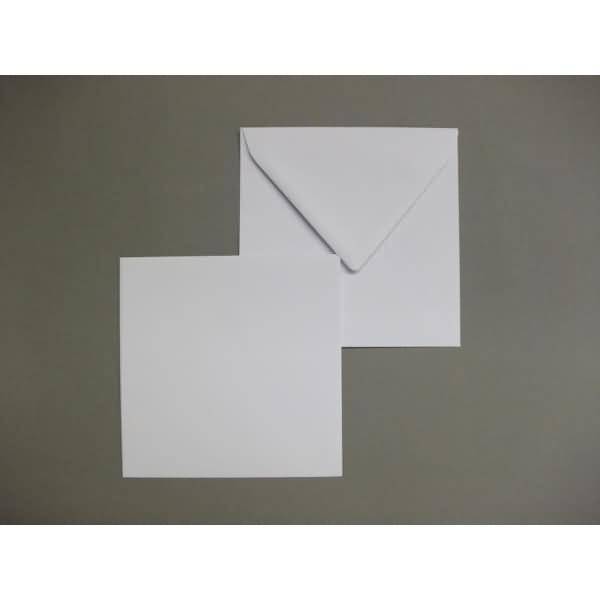 Briefumschläge 145x145mm 100g/qm gummiert VE=100 Stück weiß