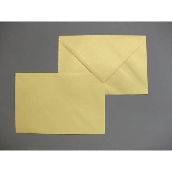 Briefumschläge 120x178mm 90g/qm gummiert VE=100 Stück gold