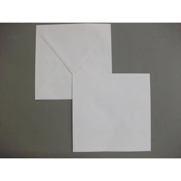 Briefumschläge 130x130mm 90g/qm gummiert VE=100 Stück weiß