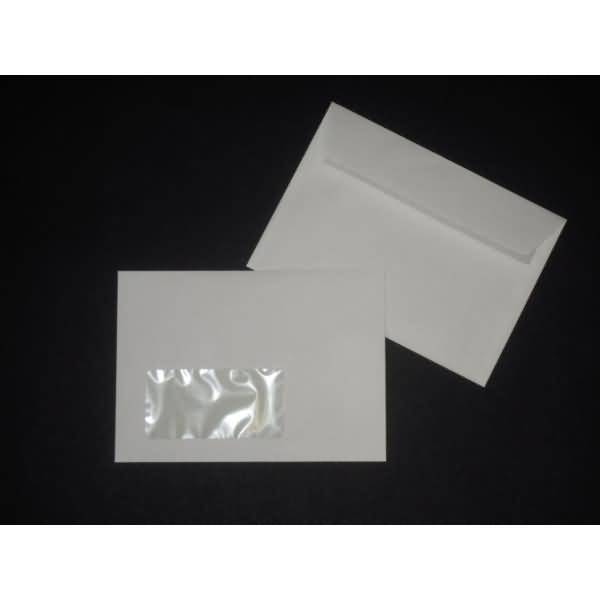 Briefumschläge 125x176mm (DIN B6) 80g/qm haftklebend Fenster VE=100 Stück weiß