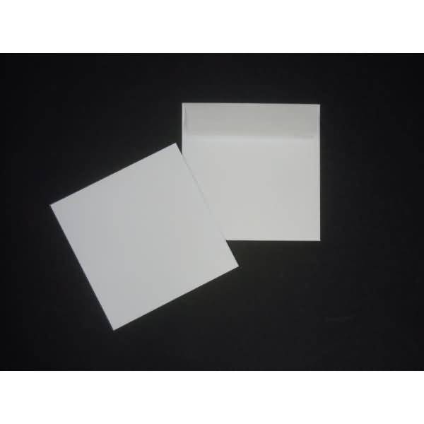 Briefumschläge 130x130mm 90g/qm haftklebend VE=100 Stück weiß