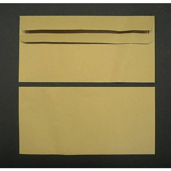 Briefumschläge DINlang 80g/qm selbstklebend VE=1000 Stück braun