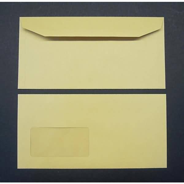 Kuvertierhüllen DIN C6/5 80g/qm gummiert Sonderfenster VE=1000 Stück braun