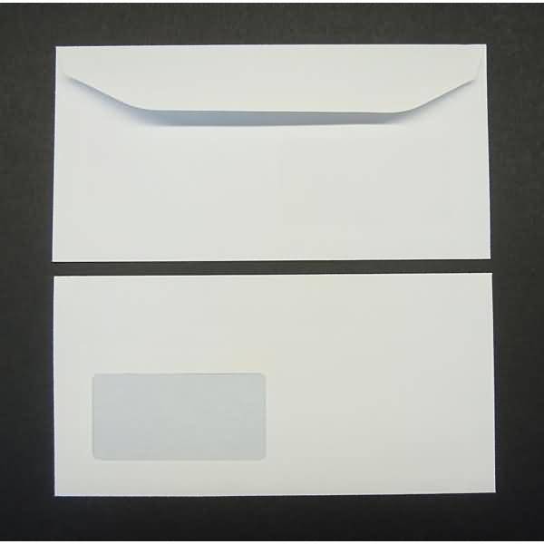 Kuvertierhüllen DIN C6/5 115g/qm gummiert Sonderfenster VE=1000 Stück weiß