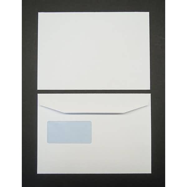 Kuvertierhüllen C5 100g/qm gummiert Sonderfenster VE=500 Stück weiß