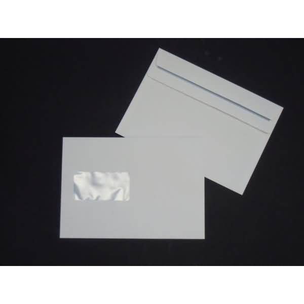 Briefumschläge C5 90g/qm selbstklebend Sonderfenster VE=500 Stück weiß