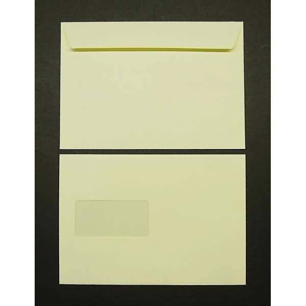 Briefumschläge C5 120g/qm haftklebend Fenster VE=500 Stück sand