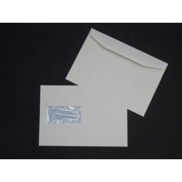 Briefumschläge C5 90g/qm gummiert Sonderfenster VE=500 Stück weiß