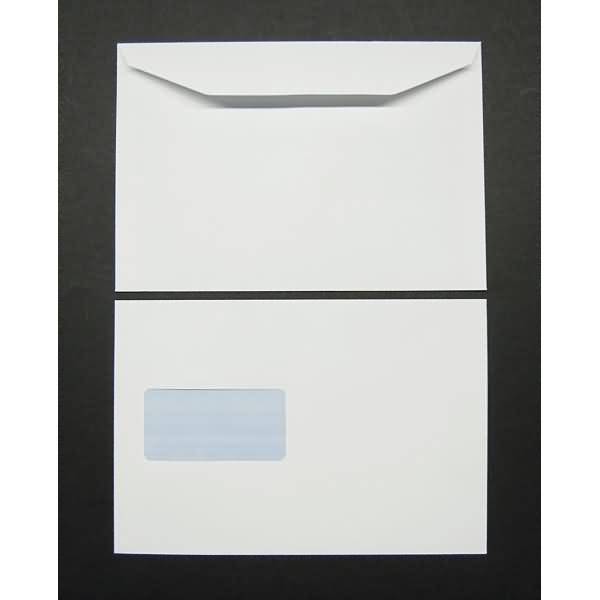 Kuvertierhüllen 162x238mm 115g/qm gummiert Fenster VE=500 Stück weiß