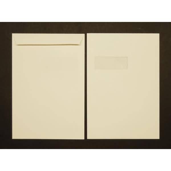 Versandtaschen C4 120g/qm haftklebend Sonderfenster VE=250 Stück vanille