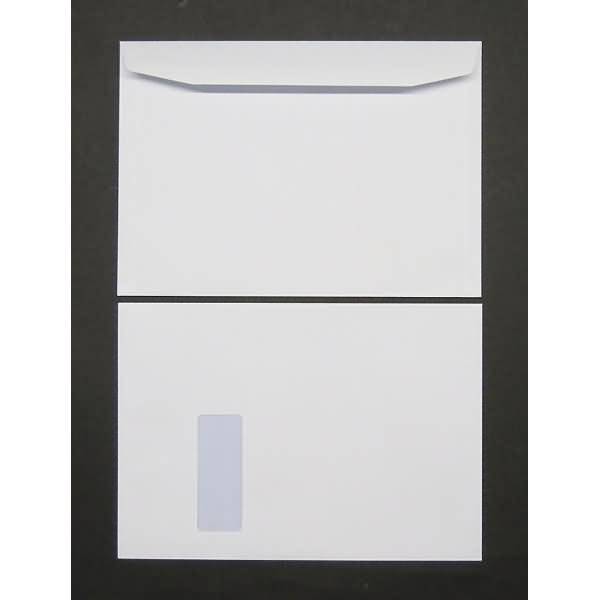 Kuvertierhüllen C4 100g/qm gummiert Sonderfenster VE=250 Stück weiß