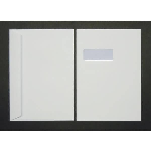 Briefumschläge C4 120g/qm haftklebend Sonderfenster VE=250 Stück hochweiß