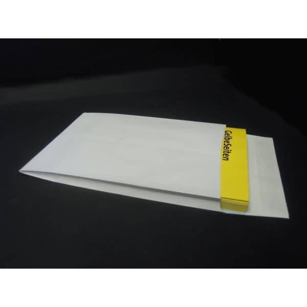 Faltentaschen EnURO 229x324x25mm C4 125g/qm HK VE=100 Stück weiß