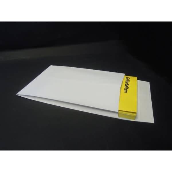 Faltentaschen EnURO C4 Falte 25mm 125g/qm HK Fenster VE=125 St. weiß