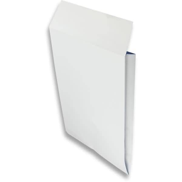 Faltentaschen EnURO 305x406x30mm 125g/qm HK VE=125 Stück weiß