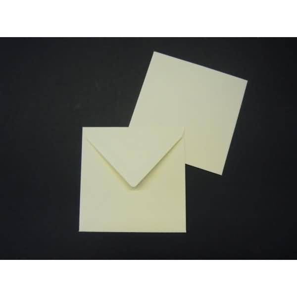 Briefumschläge 125x140mm 100g/qm gummiert VE=100 Stück chamois