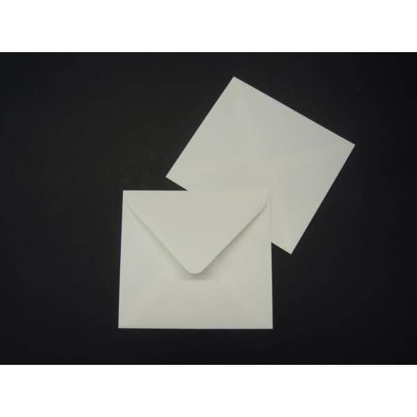 Briefumschläge 125x140mm 100g/qm gummiert VE=100 Stück weiß