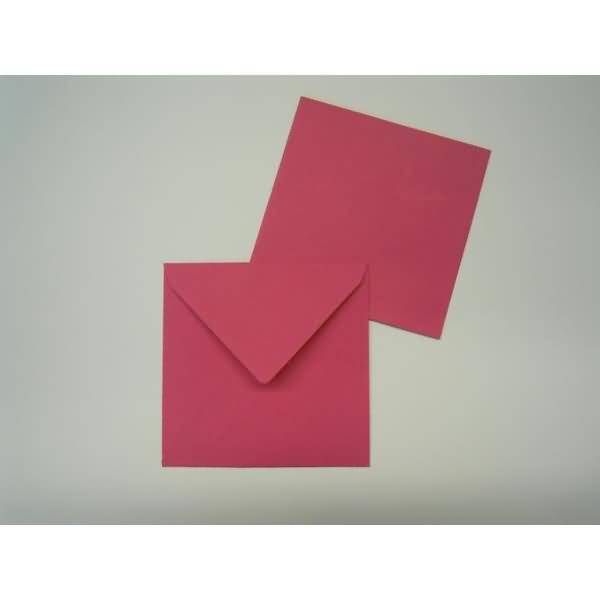 Briefumschläge 125x140mm 100g/qm gummiert VE=100 Stück fuchsia