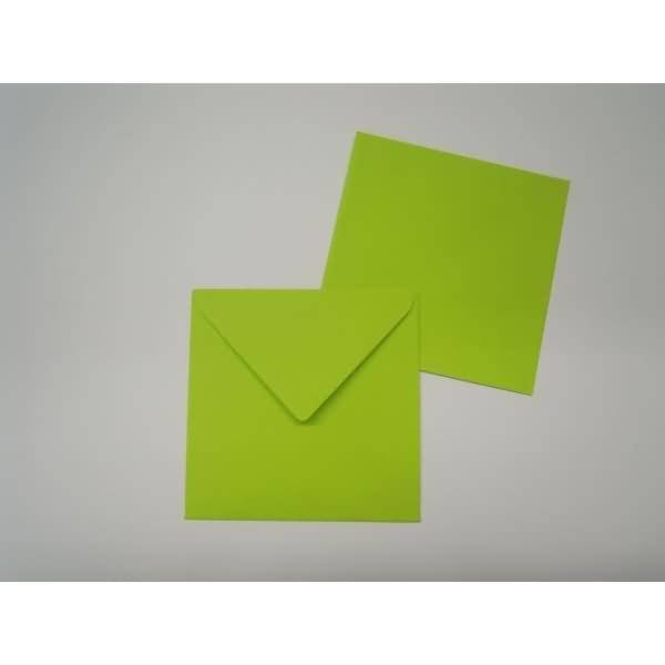 Briefumschläge 125x140mm 100g/qm gummiert VE=100 Stück maigrün
