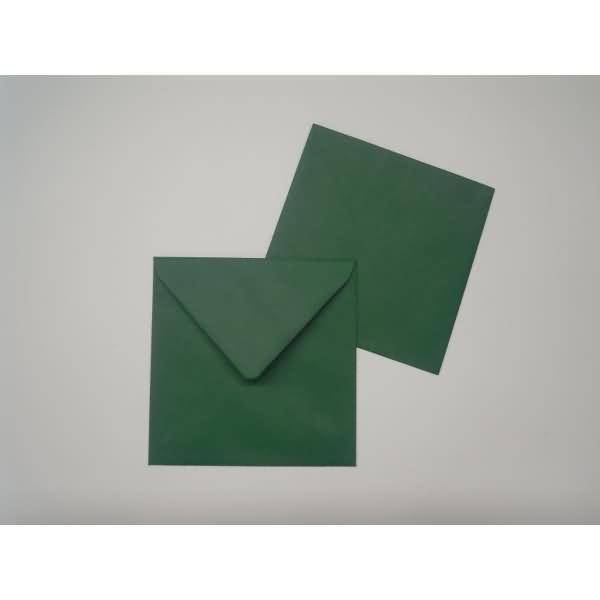 Briefumschläge 125x140mm 100g/qm gummiert VE=100 Stück tannengrün