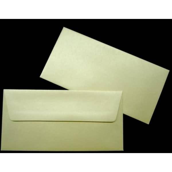 Briefumschläge DINlang 100g/qm gummiert VE=100 Stück candle light