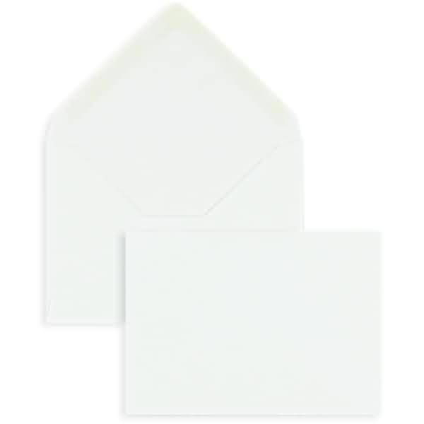 Briefumschläge 81x114mm (DIN C7) 100g/qm gummiert VE=100 Stück weiß