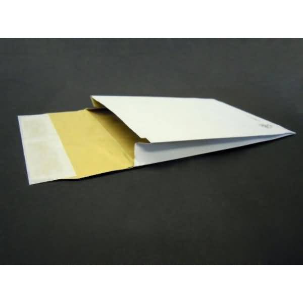 Polsterfaltentaschen 229x324x50mm C4 140g/qm HK VE=100 Stück weiß