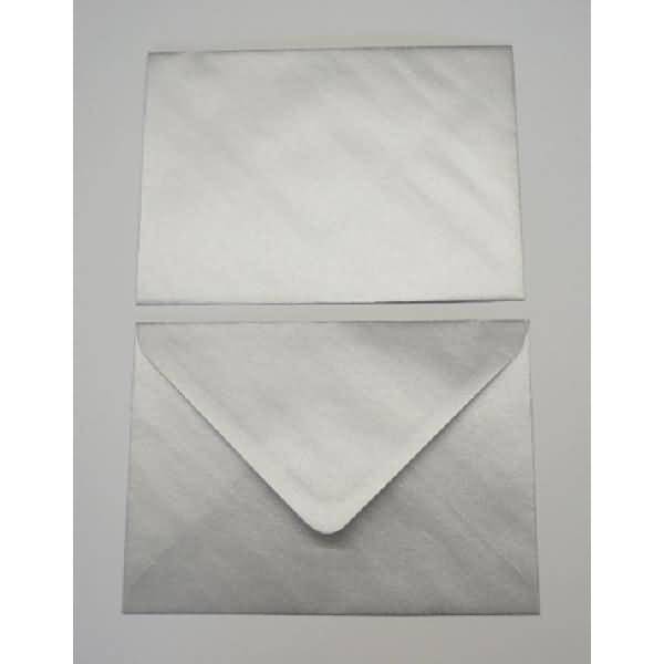 Briefumschläge 225x315mm 100g/qm gummiert VE=100 Stück silber