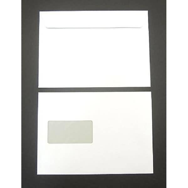 Briefumschläge C5 100g/qm haftklebend Fenster VE=500 Stück weiß