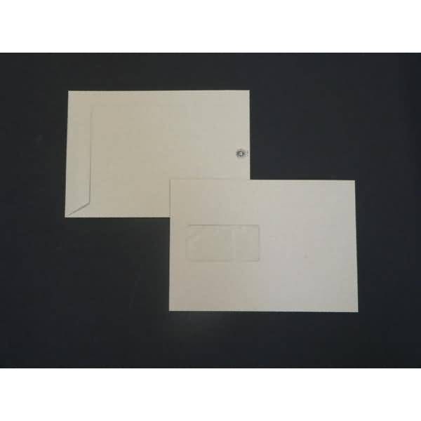 Versandtaschen C5 80g/qm gummiert Fenster VE=500 Stück grau