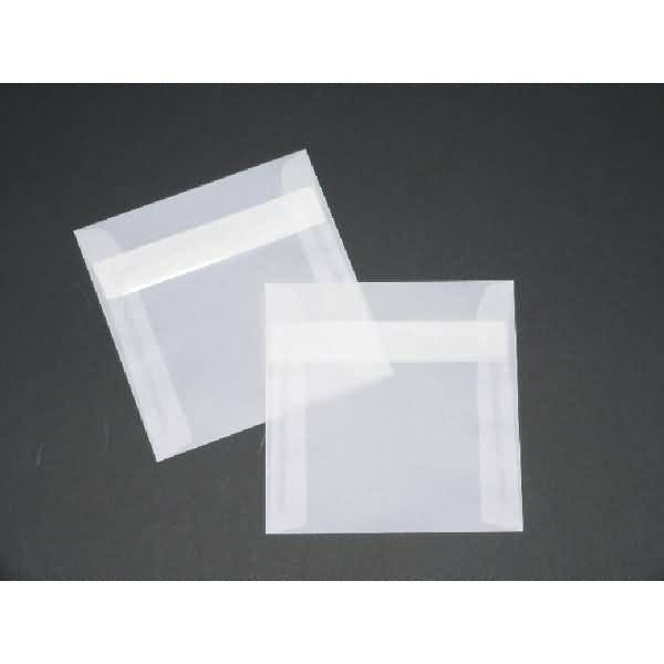 Briefumschläge Offset transparent 160x160mm 100g/qm HK VE=100 Stück weiß