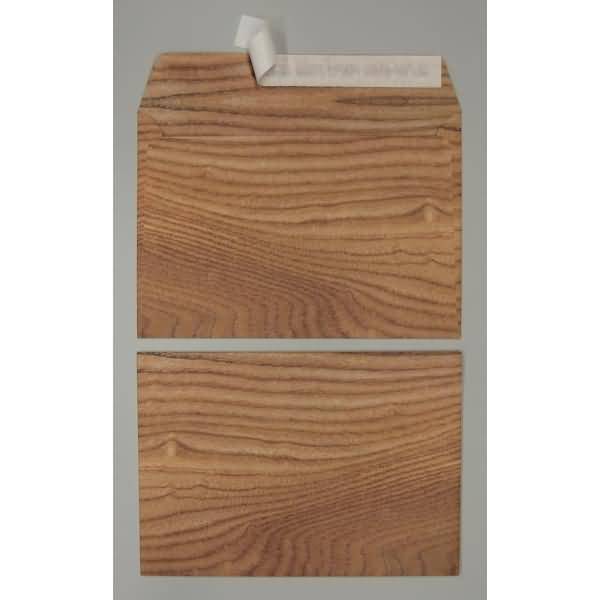 Briefumschläge C5 135g/qm haftklebend VE=125 Stück eiche rustikal