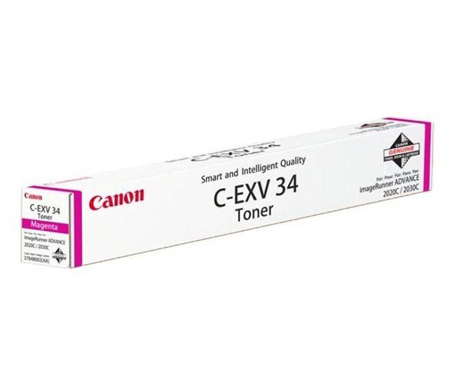 Canon C-EXV 34 Toner für imageRUNNER ADVANCE. Magenta-Farbe, originales Canon-Produkt.