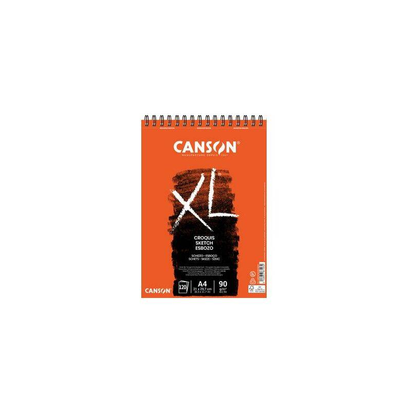 Canson XL - Skizzenblock - drahtkammgebunden - A5 (148 x 210 mm)