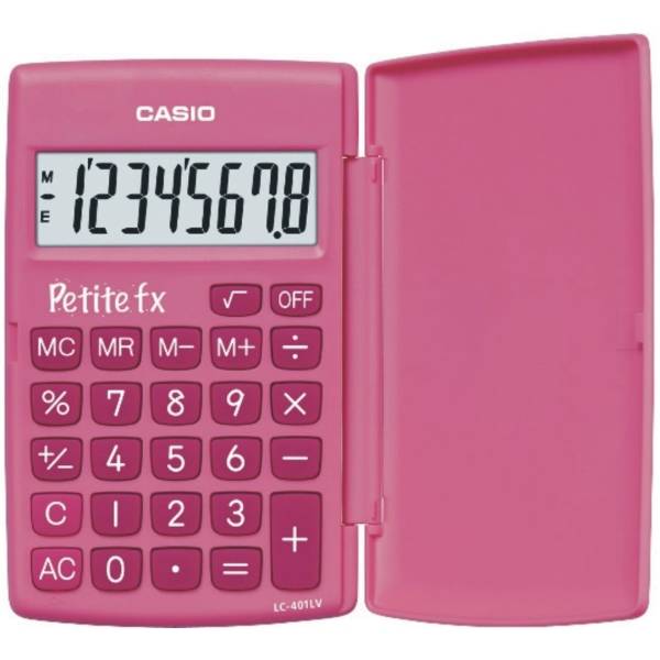 Taschenrechner LC-401 LV 8-stellig Batteriebetrieb pink