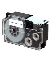 Casio XR-9SR1 - Selbstklebend - Schwarz auf Silber - Rolle (0,9 cm x 8 m)