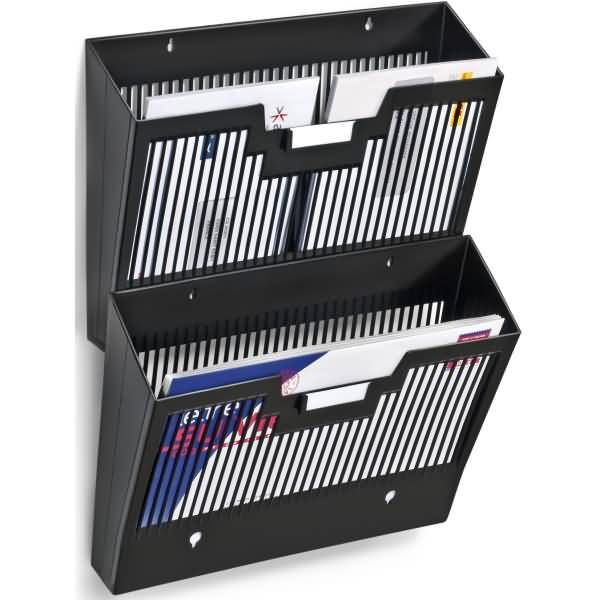 Wandkorb Mailroom A4 schwarz