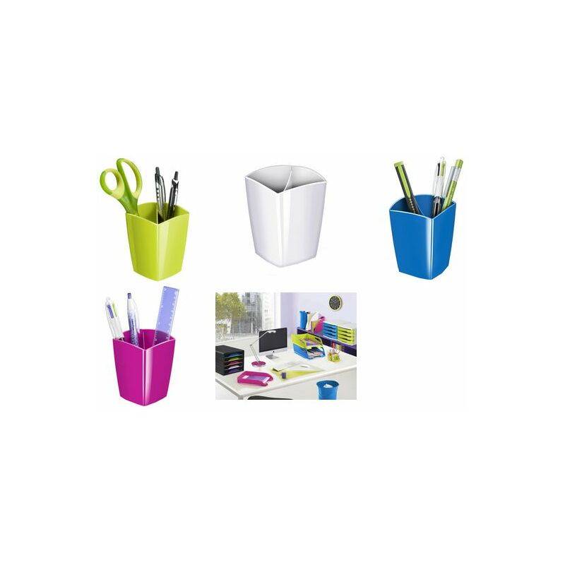 CEP Stifteköcher GLOSS, 2 Fächer, ozean-blau