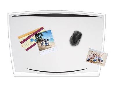 CEP Office Solution CEP Ice Black - Schreibtischmatte mit transparenter Auflage - 65.6 x 44.8 cm - Polyvinylchlorid (PVC)