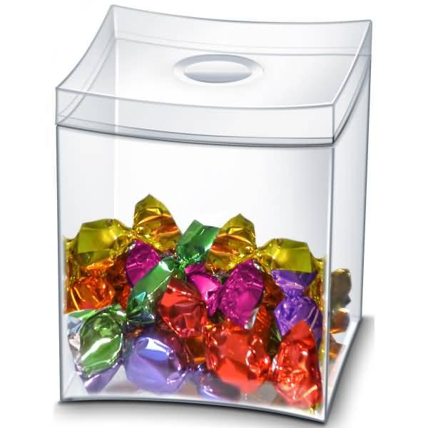 Mehrzweckdose 9x9x11,5cm 0,6l transparent