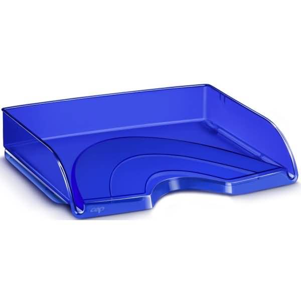 Briefkorb Happy quer ultramarin