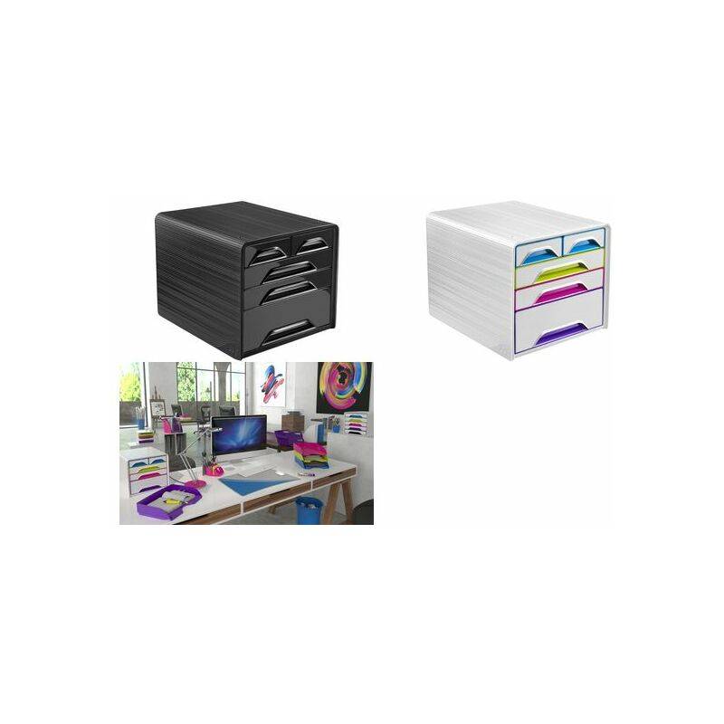 CEP Schubladenbox Smoove GLOSS, 5 Schübe, schwarz