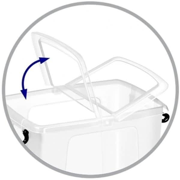 Mehrzweckbox Strata storemaster 24 Liter 39,5x49,8x20,2mm transparent