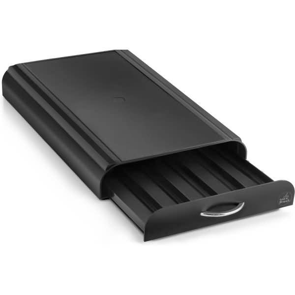 Dispenser für Kaffeekapseln 23,4x40,5x6cm schwarz