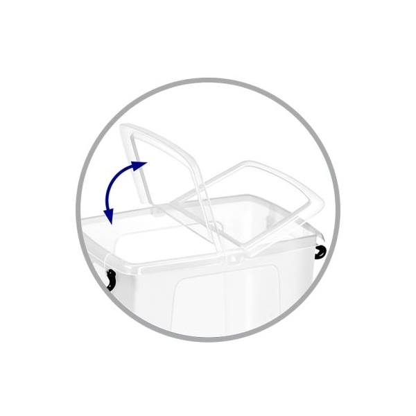 Mehrzweckbox Strata 40 Liter 397x329x498mm transparent